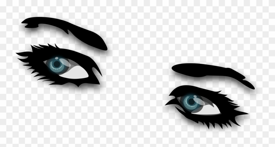 Angry Eyebrows Cliparts - Great Gatsby Eyes Transparent - Png Download