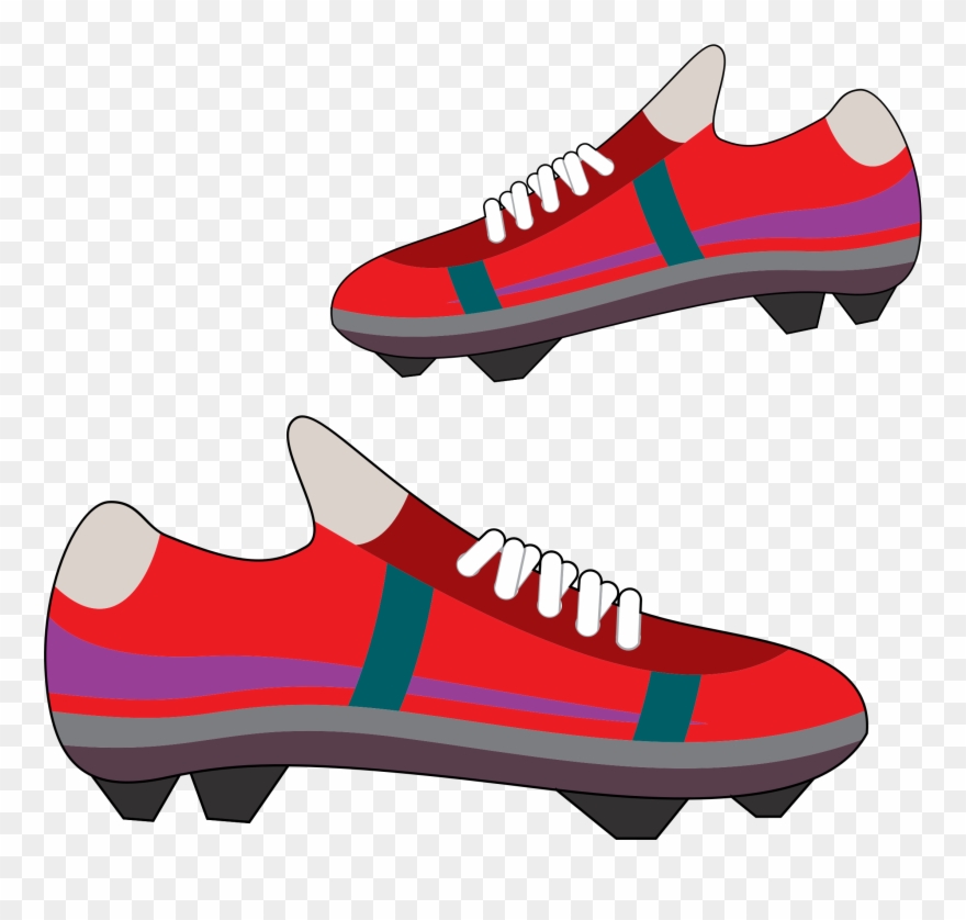 Big Image - Football Shoes Clipart - Png Download