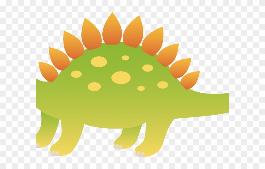 Dinosaurs Clipart Stegosaurus - Dinosaur Name Tag Template - Png Download
