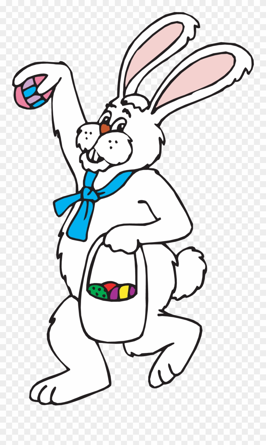 Clipart Info - Tall Easter Bunny - Png Download