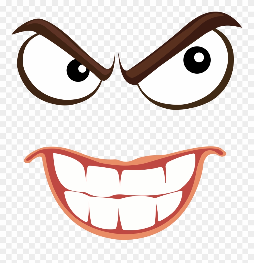 Clipart Sinister Smiley Face Big Image Png - Smiley Face Mouths Transparent Png