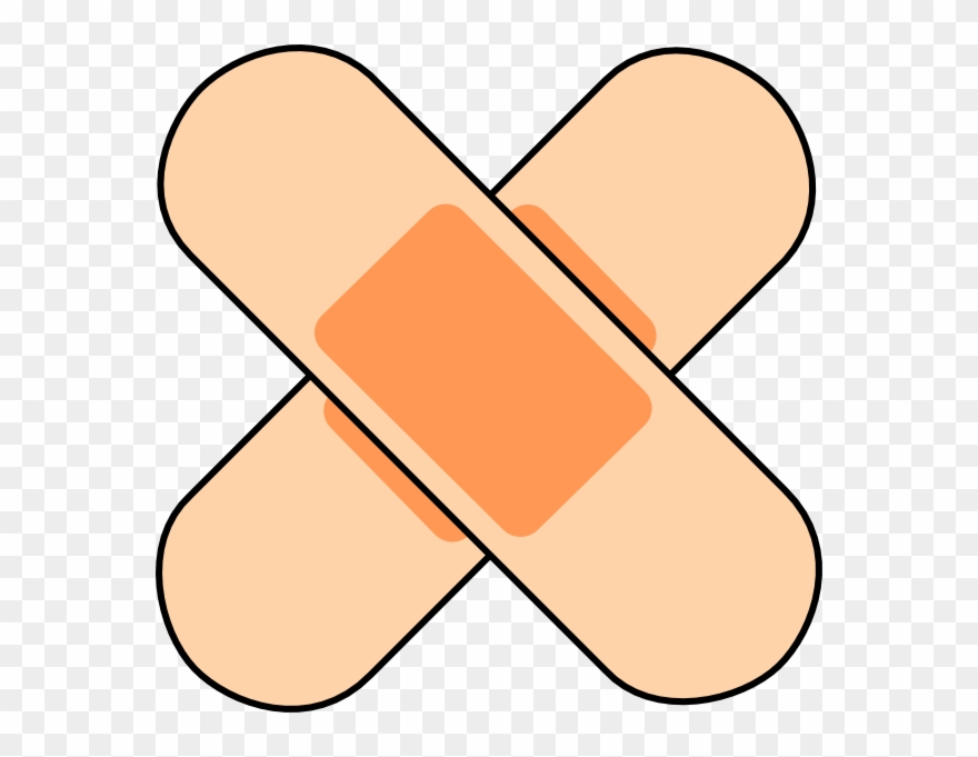 Bandaid Pink Band Aids Clip Art At Vector Clip Art - Clipart Bandaid - Png Download