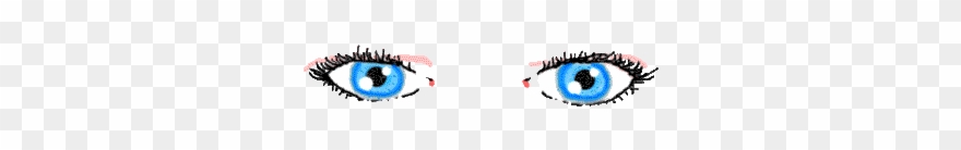 Human Eyes - Cartoon Clipart