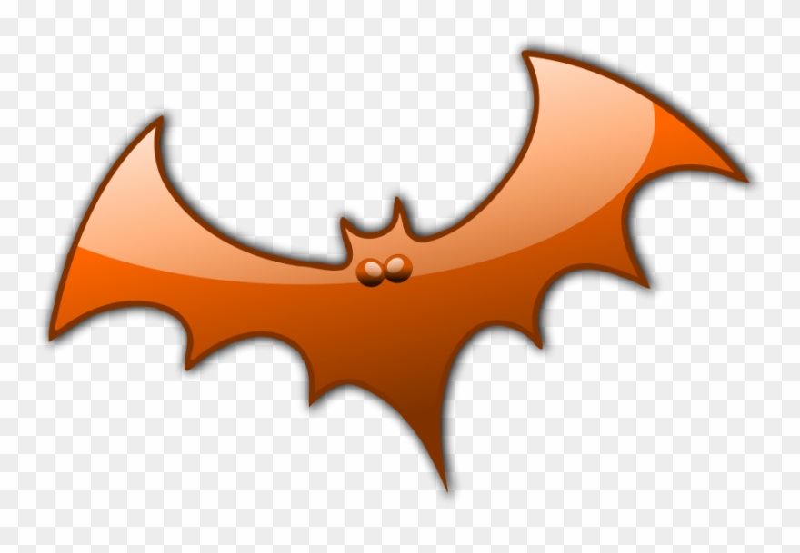 Halloween H 8 Clipart, Vector Clip Art Online, Royalty - Halloween Chauve Souris Orange - Png Download
