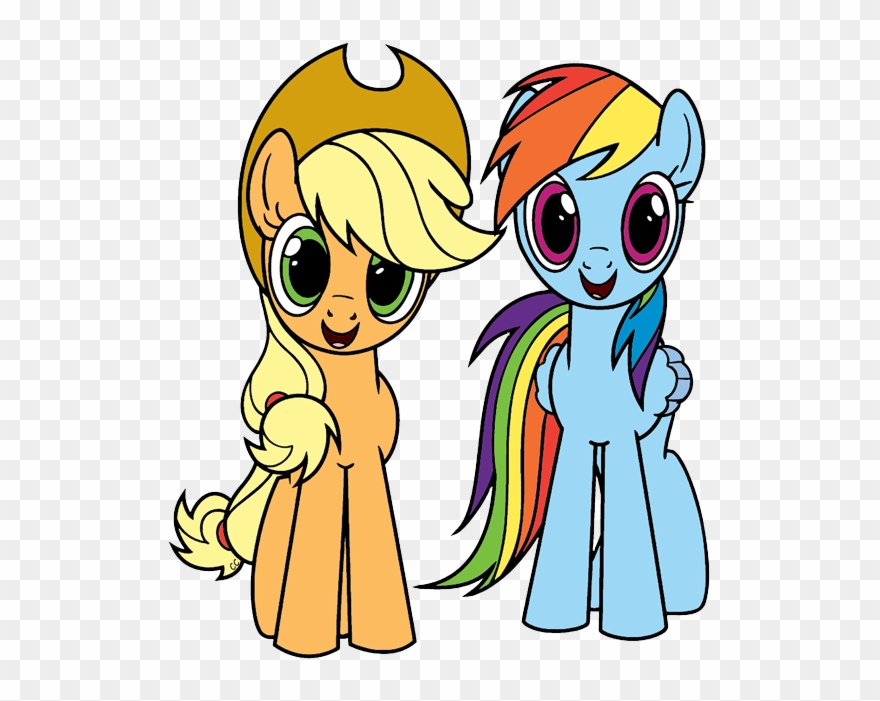 My Little Pony Friendship Is Magic Clip Art - My Little Pony Fluttershy Rarity Pinkie Pie Twilight - Png Download