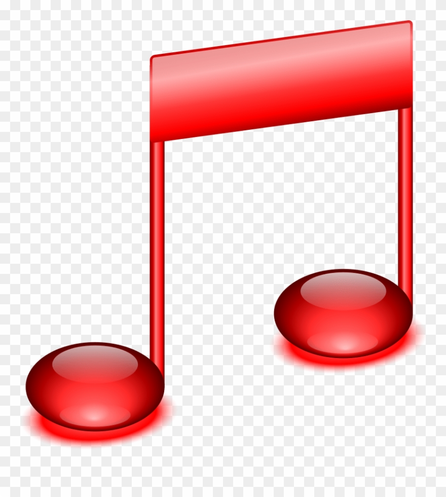 Note Music Clip Art Download - Red Music Note Clip Art - Png Download