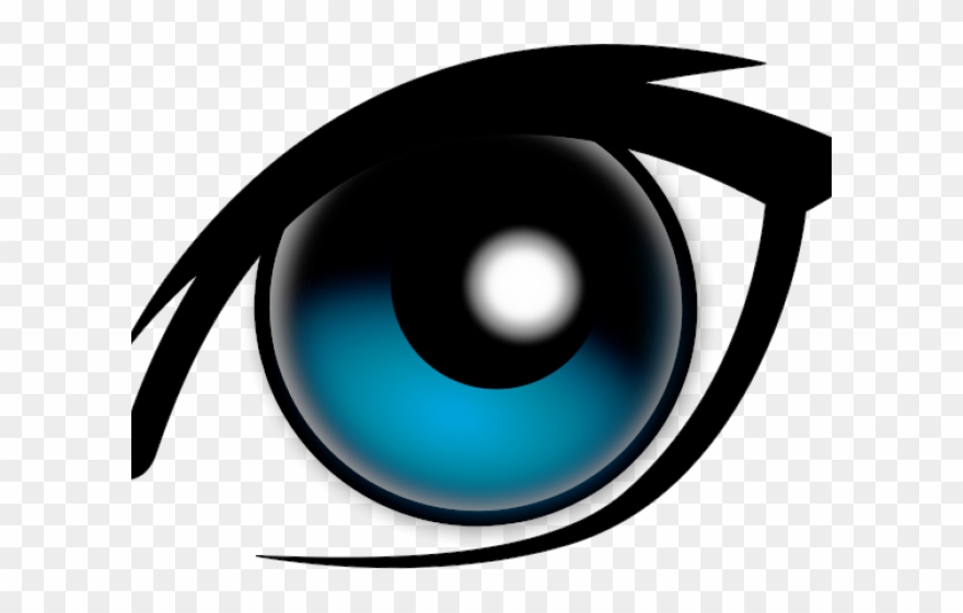 Green Eyes Clipart Eyeball - Eye Lens Clip Art - Png Download