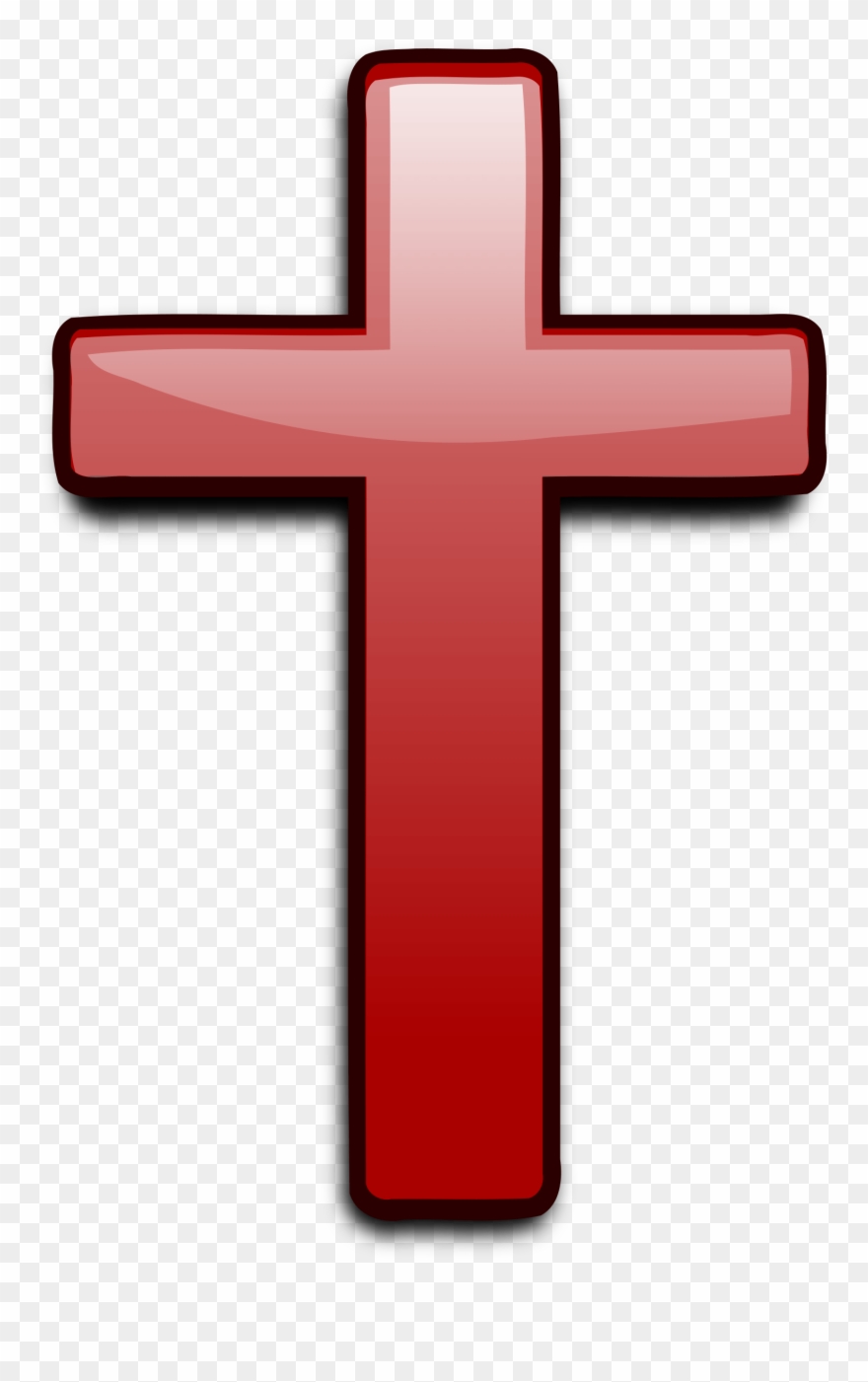 Cross Images Clip Art - Red Cross Jesus - Png Download