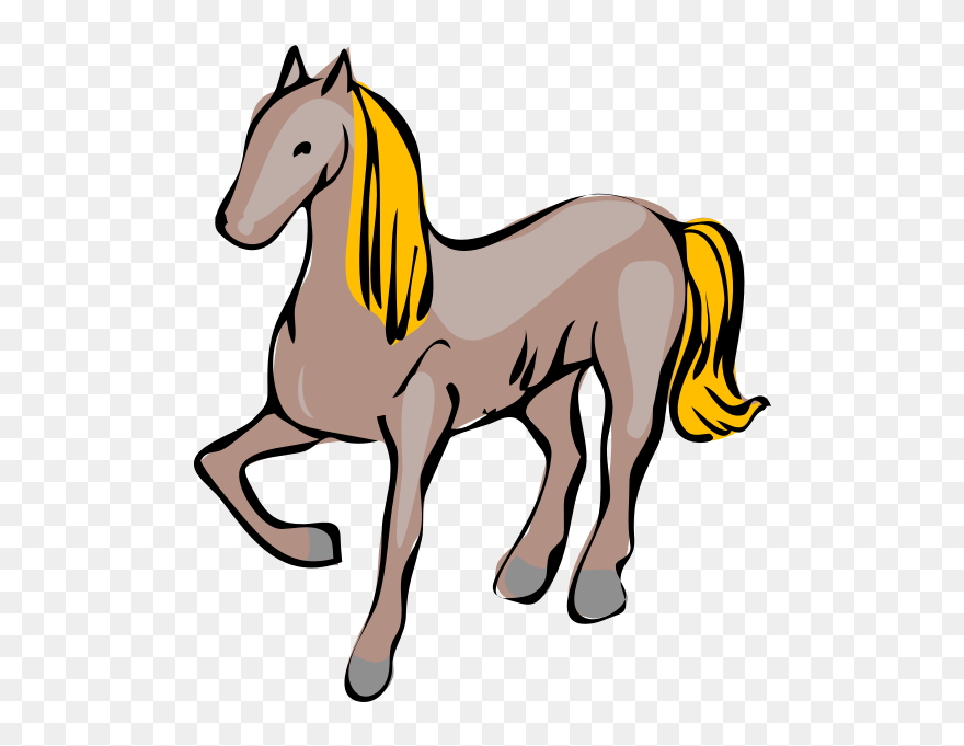 Pony Clipart Animated Horse - Cavallo Clipart - Png Download