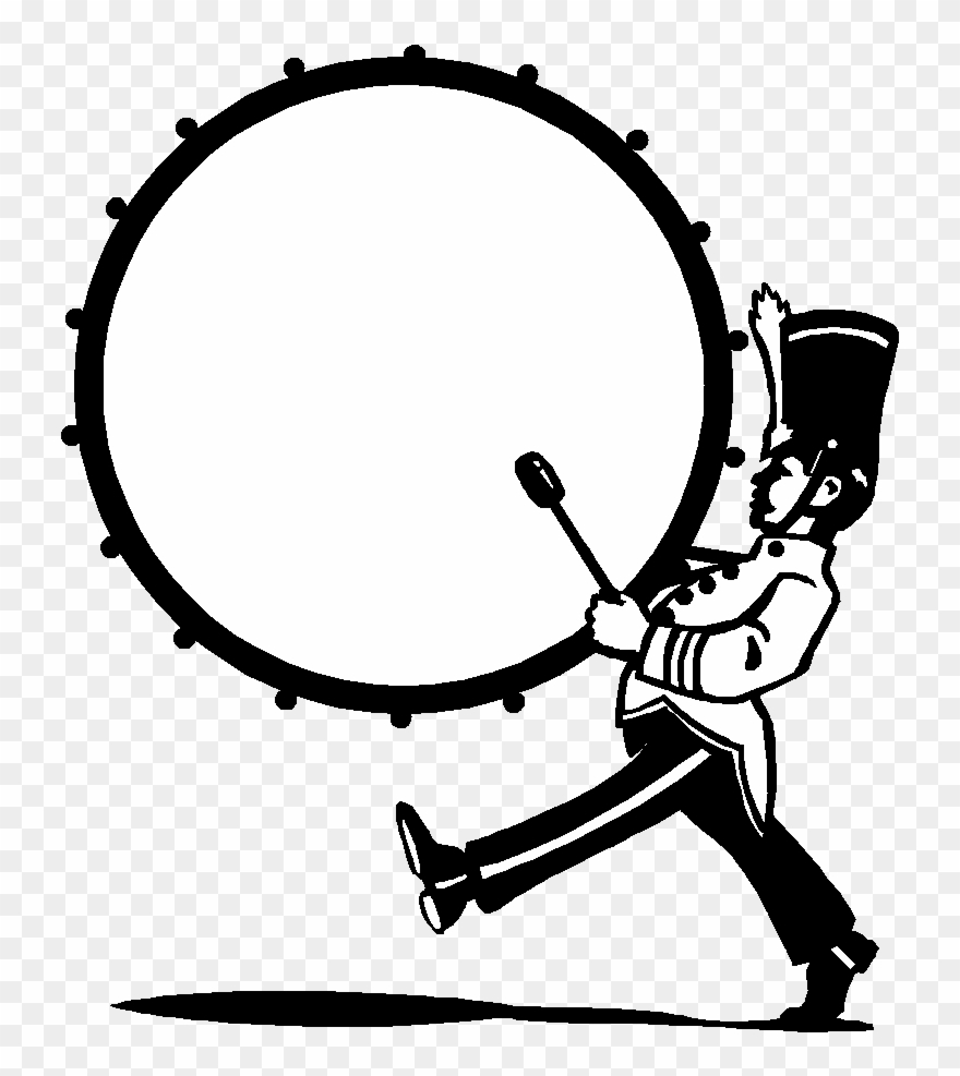Marching Band Bass Drum Clip Art - Bass Drum Clip Art - Png Download