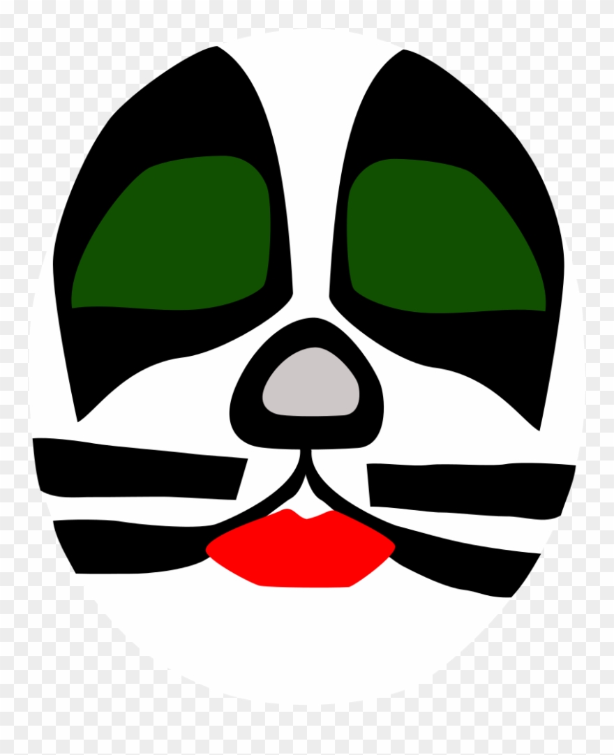 Kiss - Kiss Cat Face Clipart