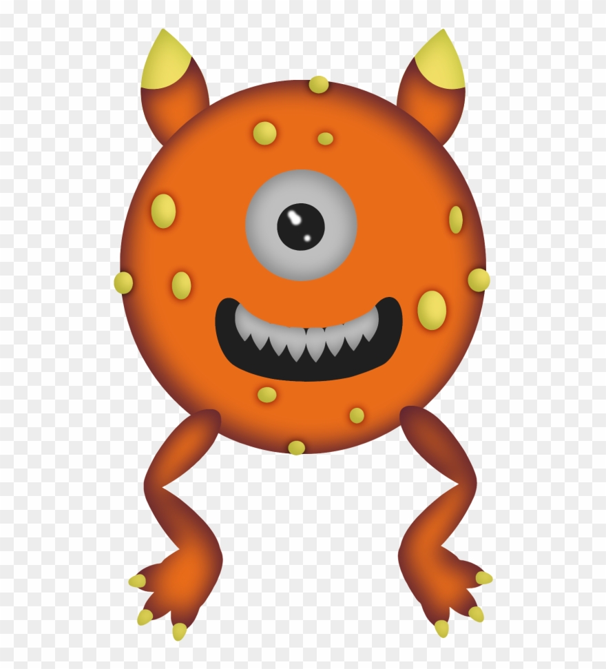 Pin By Crafty Annabelle On Halloween Clipart - Monster Clip Art Transparent Backgrounds - Png Download