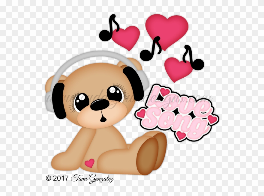 Love Song Cute Friends, Cute Designs, Animals For Kids, - Cartoon Clipart