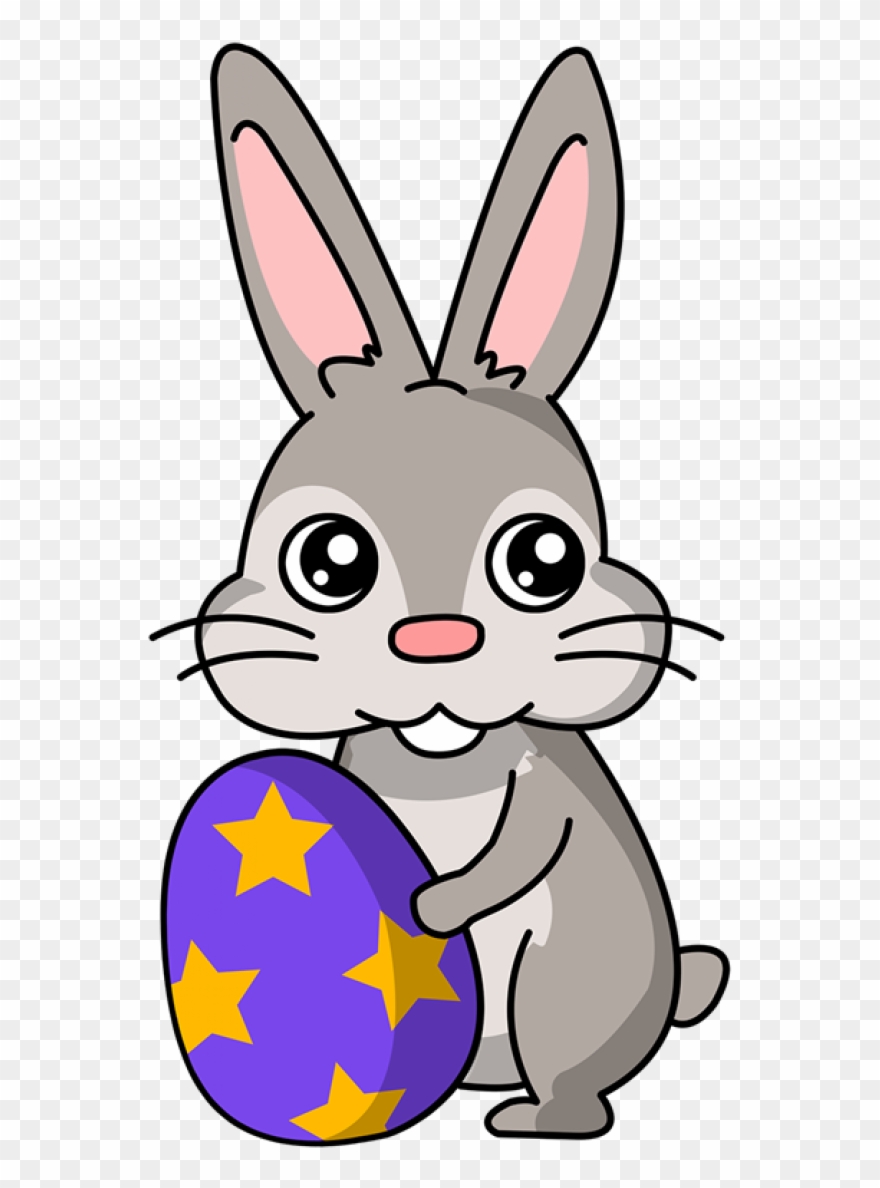 Easter Bunny Clipart Easter Bunny Clip Art Image - Bunny & Egg Embroidery Design - Png Download