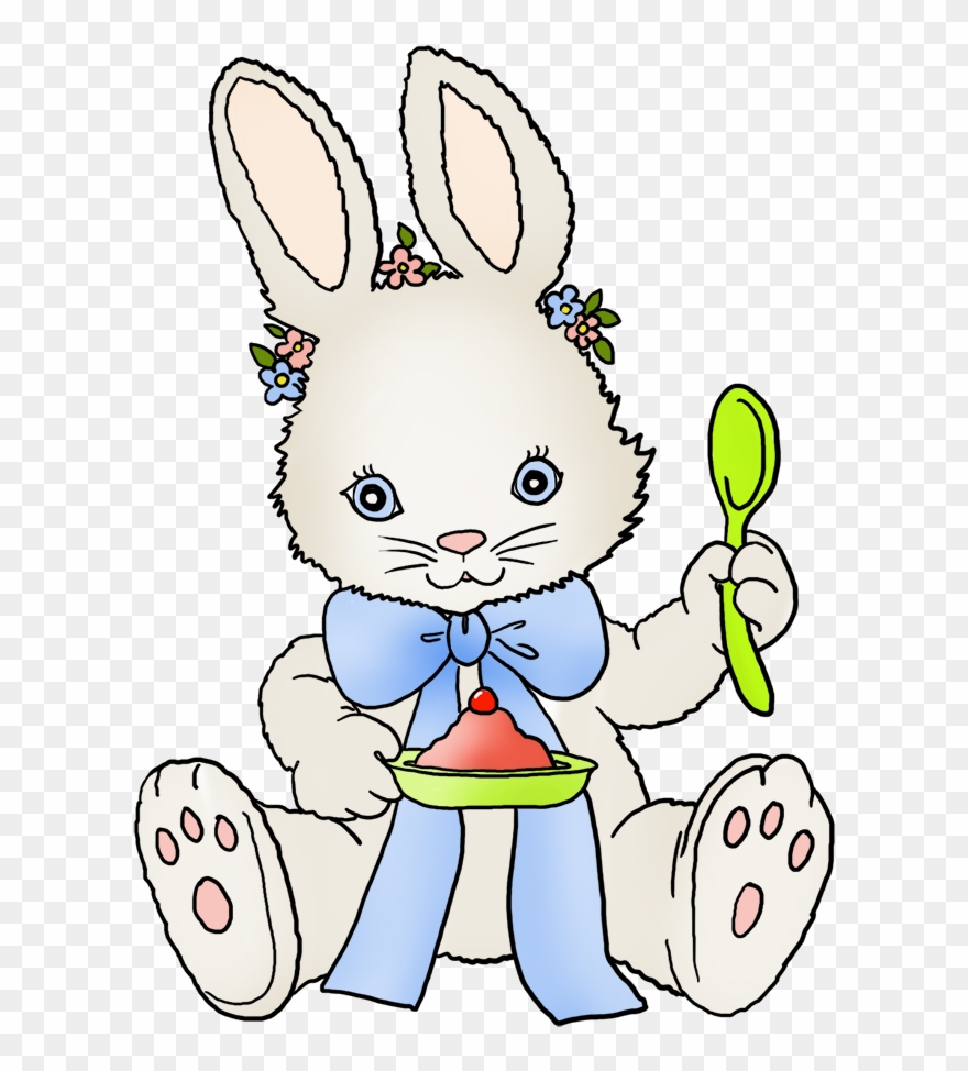 Cute Easter Chicken With Greeting - Baby Bunnythese Cute Animals Can ́t Wait To Meet You! Clipart
