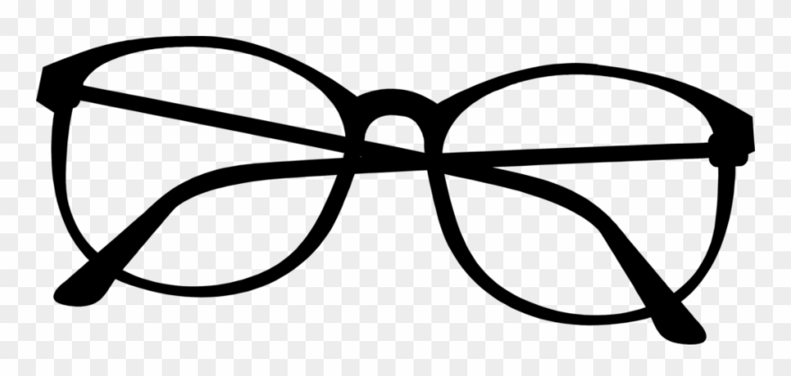 Eyeglasses Eye Glasses Clip Art - Glasses Clipart Black And White - Png Download