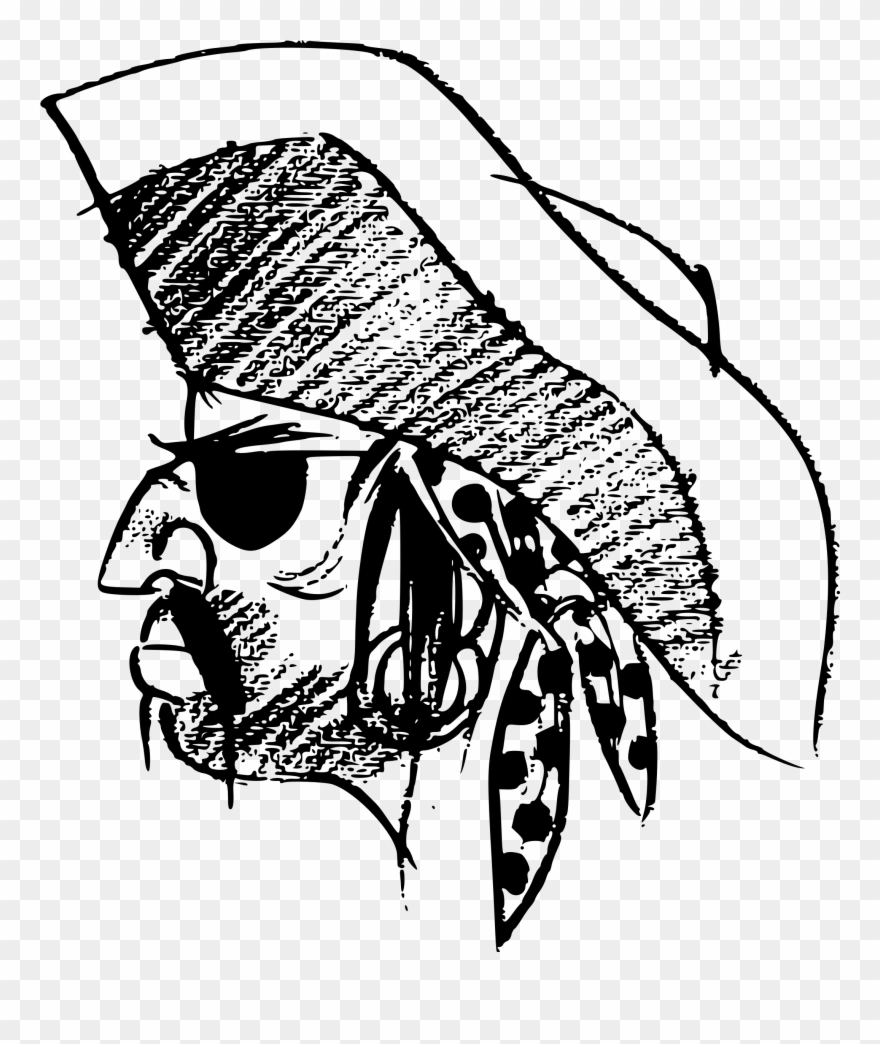 Pirate - Art School Drawing Test Turtle Clipart