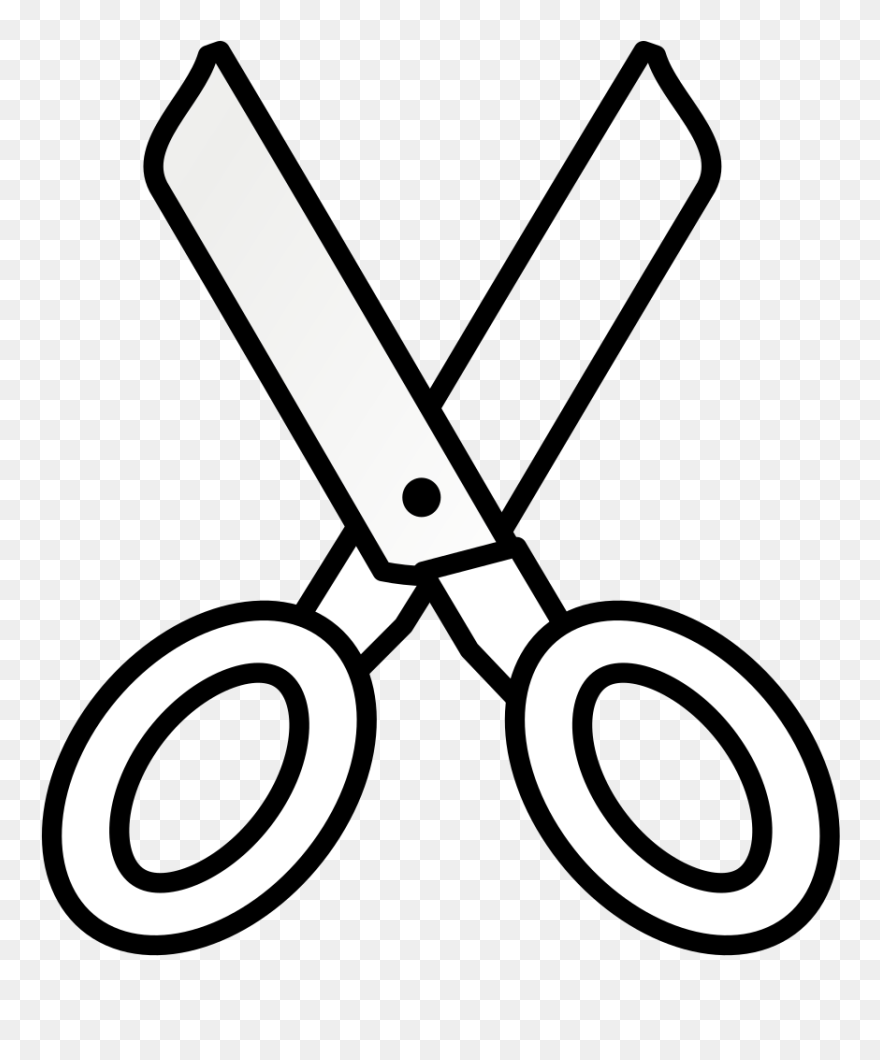 0 Craft Clip Art Clipart Fans - Scissors Clip Art Black And White - Png Download