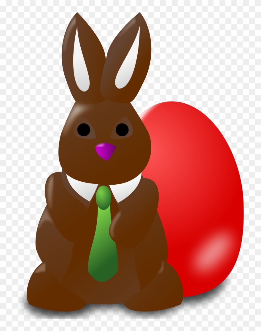 Chocolate Rabbit Clip Art - Png Download