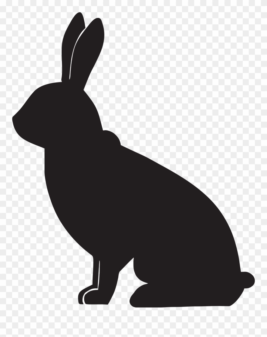 Rabbit Silhouette Png Clip Art Image Transparent Png