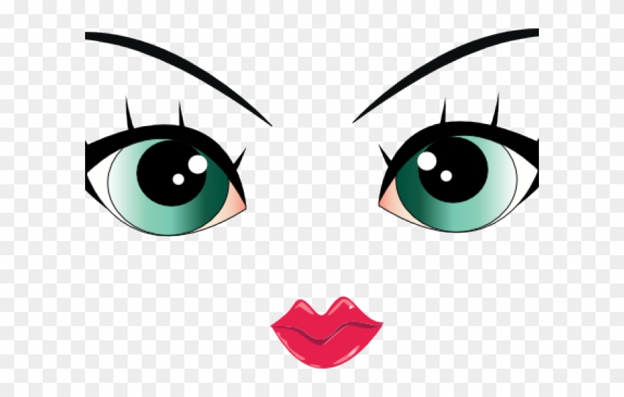 Girl Eyes Clipart - Png Download