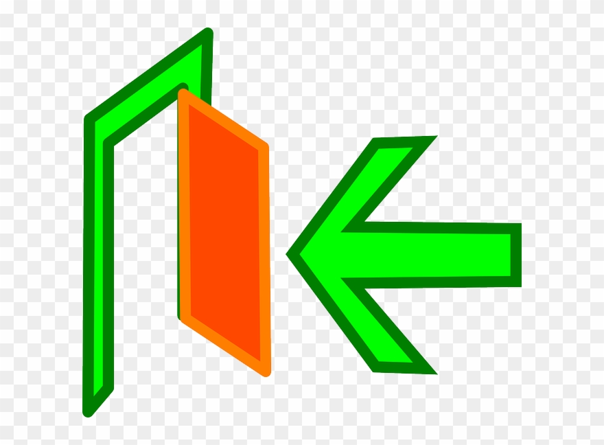 Exit Sign Clip Art Car Memes - Entrance Clipart - Png Download