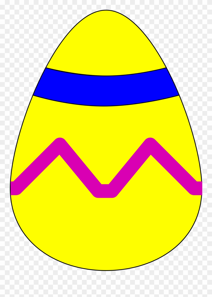 Easter Eggs Clipart Yellow - Easter Egg Clipart No Background - Png Download