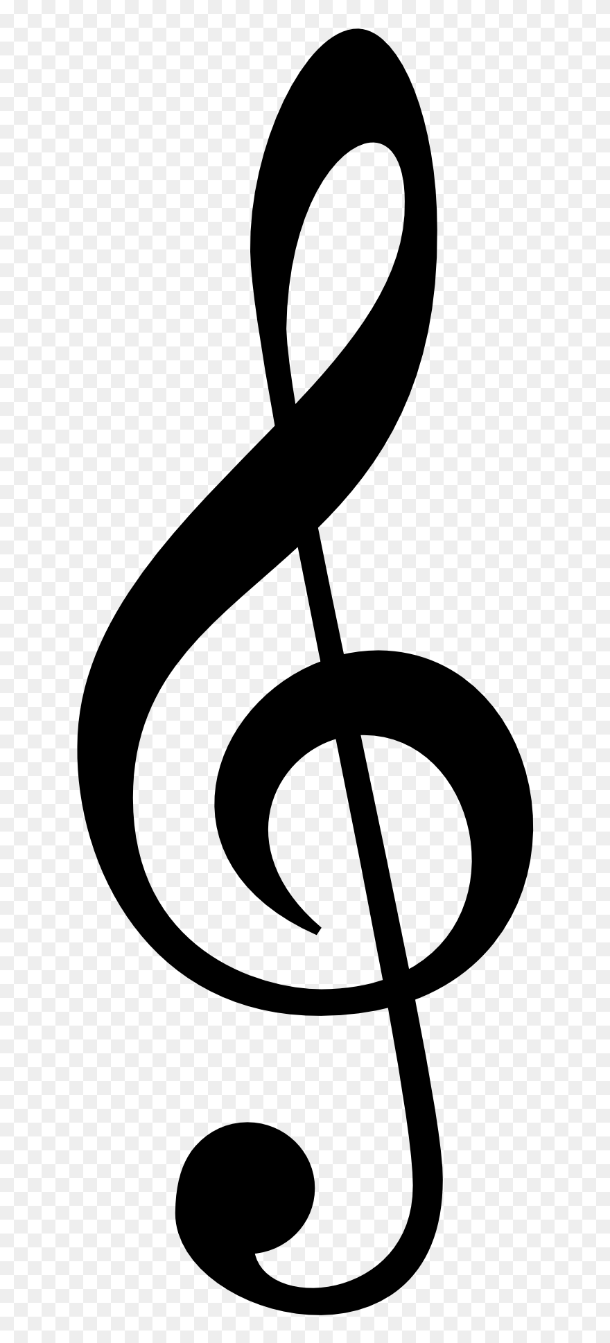 Black And White Free Music Note Vector - Imagen De Una Nota Musical Clipart