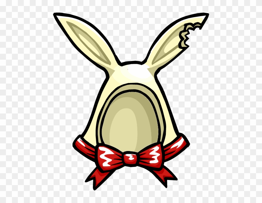 Clip Art Clipart Easter Bunny Rabbit Clip Art - Bunny Ears Club Penguin - Png Download