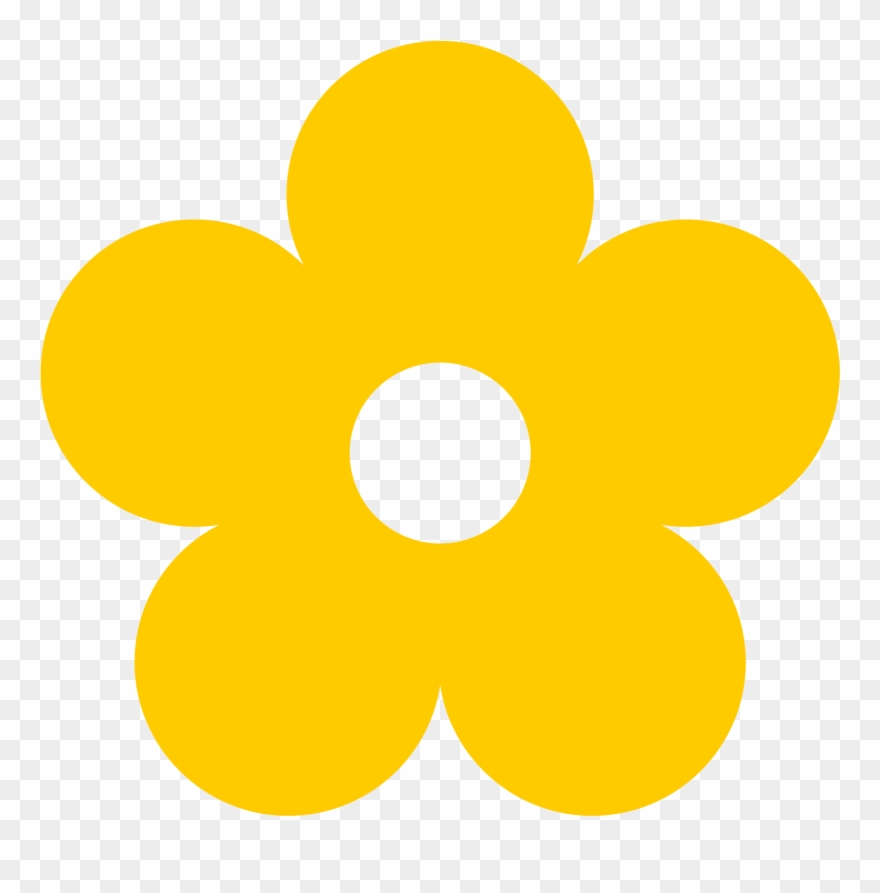 Clip Arts Related To - Clip Art Flower Yellow - Png Download