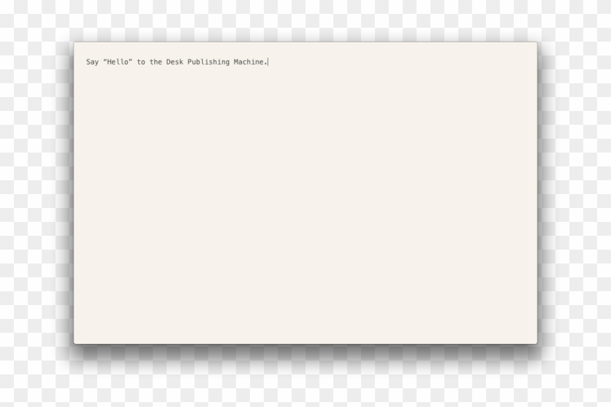 The Desk Publishing Machine - Paper Clipart