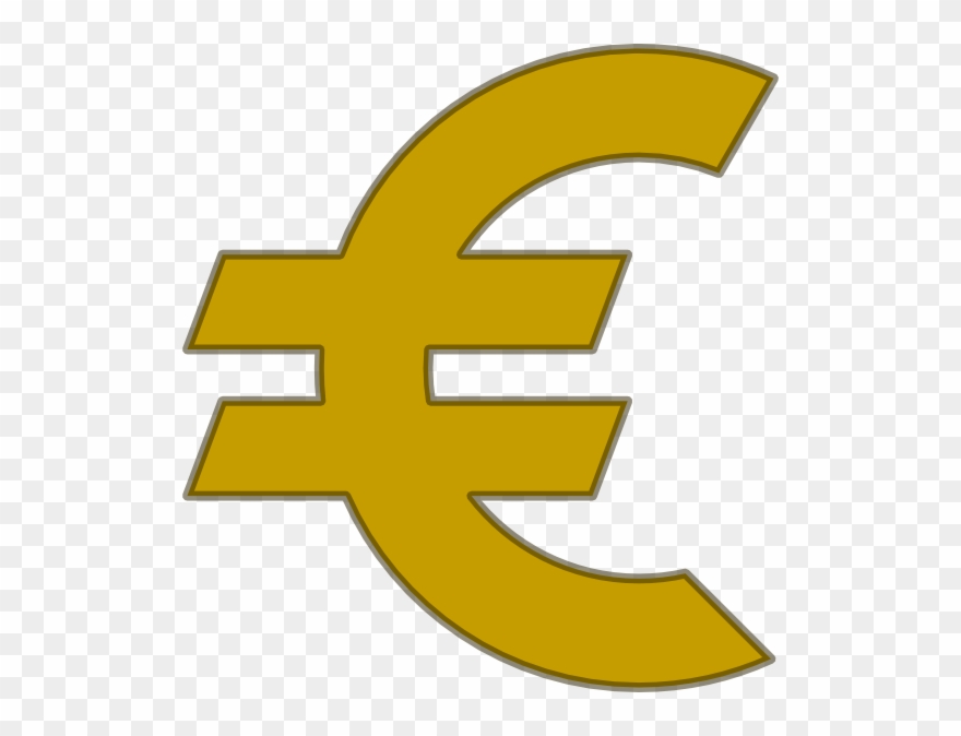 Euro Clipart 1 Euro Coin Clip Art - Clipart Euro - Png Download