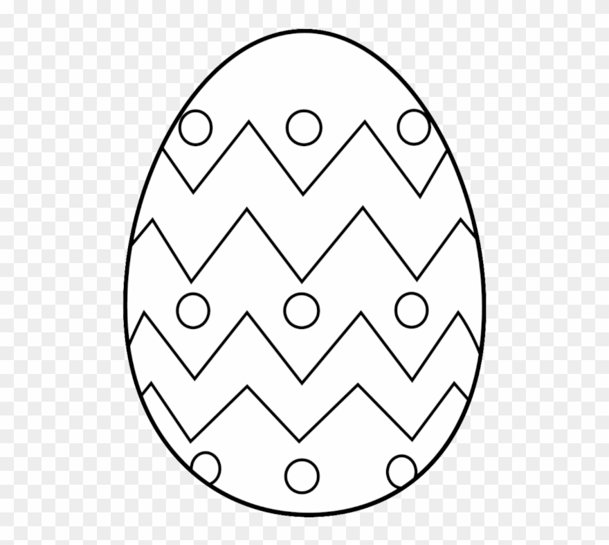 Free Egg Free Clip Art Of Egg Clipart Black And White - Easter Egg Printables - Png Download