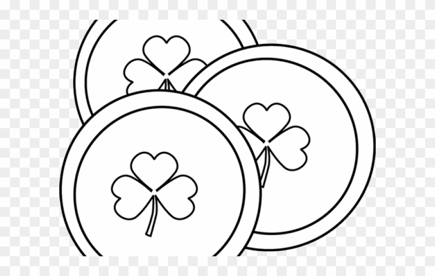 Coin Clipart Clip Art Gold - Saint Patrick's Day - Png Download