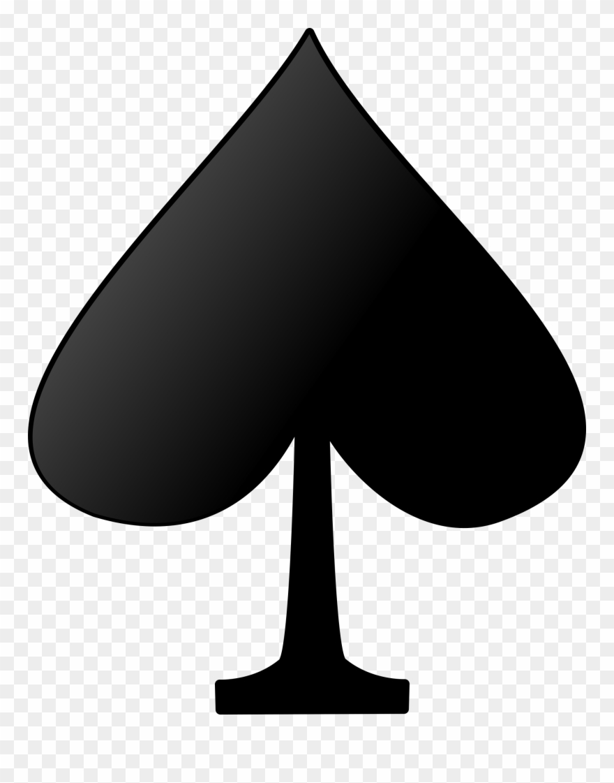 Download Clipart Card Symbols Spade Deck Of Card Spades Png Download (32610) PinClipart