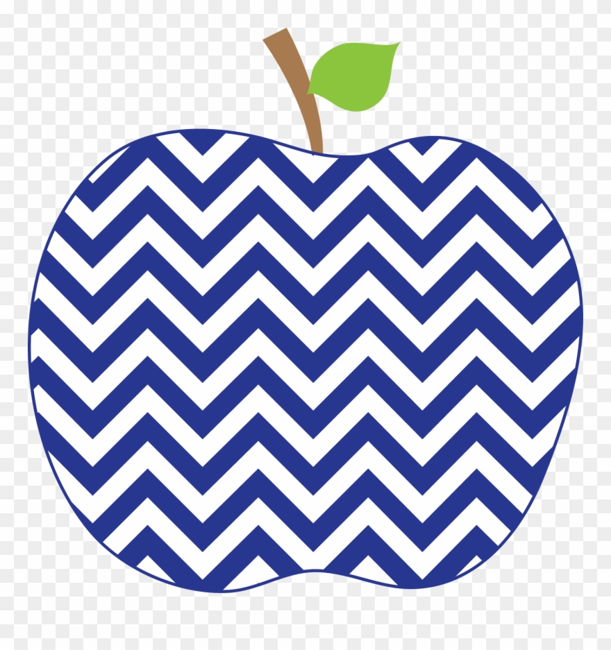 Clip Stock Chevron Apple Clipart - March 2012 Desktop Calendar - Png Download