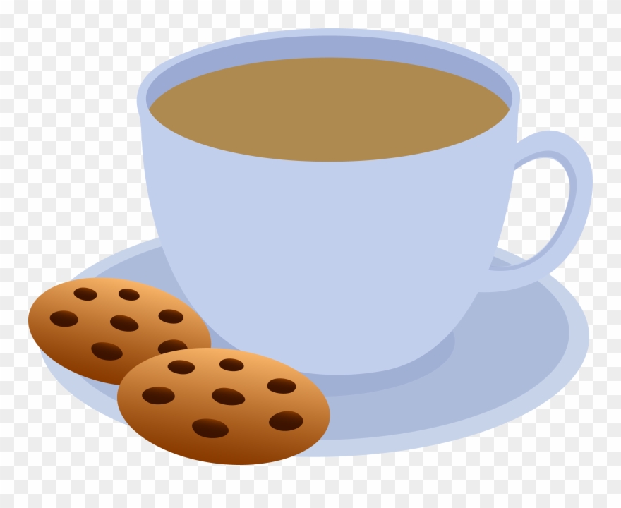 January - Tea And Biscuits Clipart - Png Download