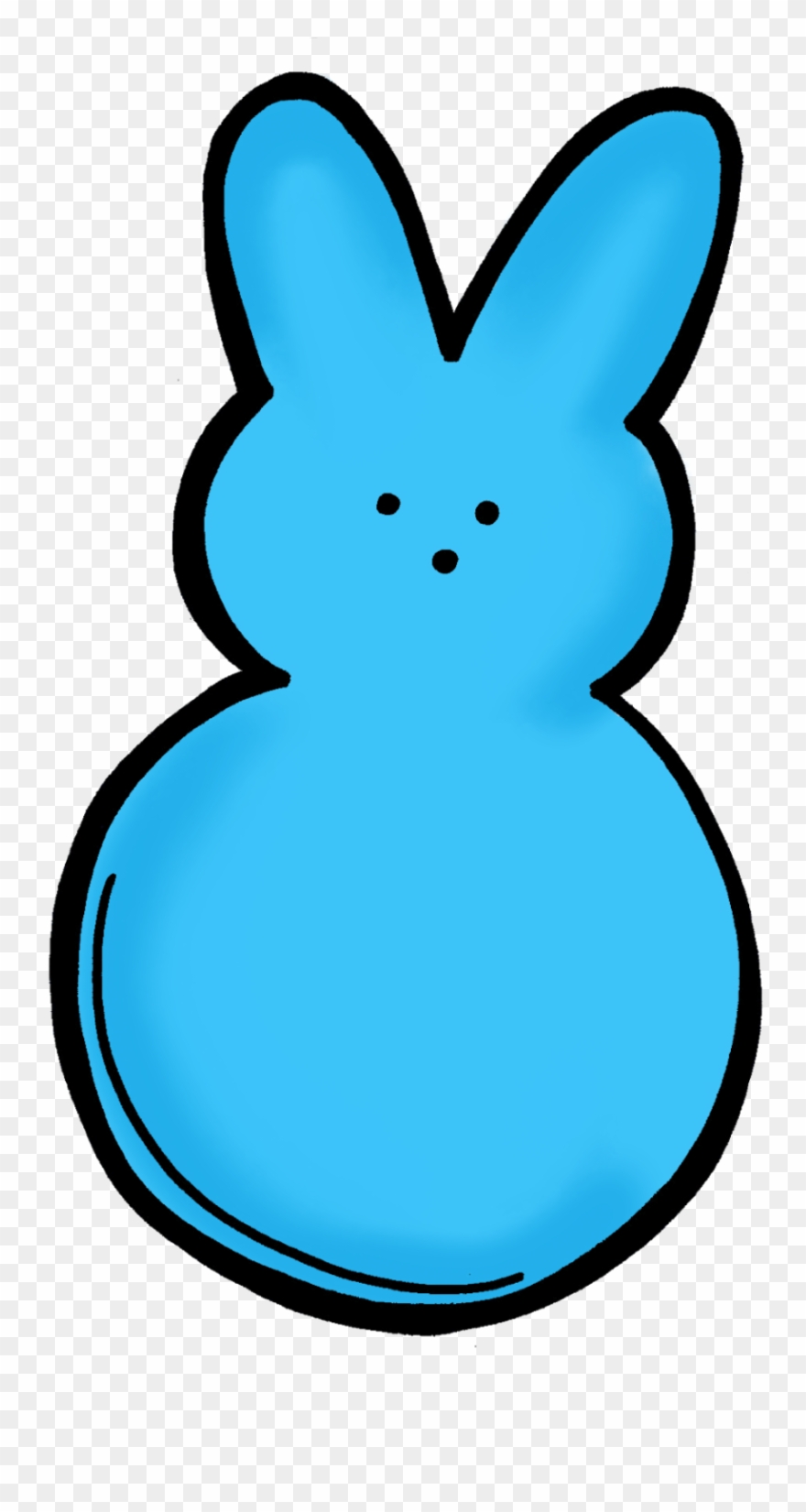 Free Cliparts Download - Bunny Peep Clip Art - Png Download