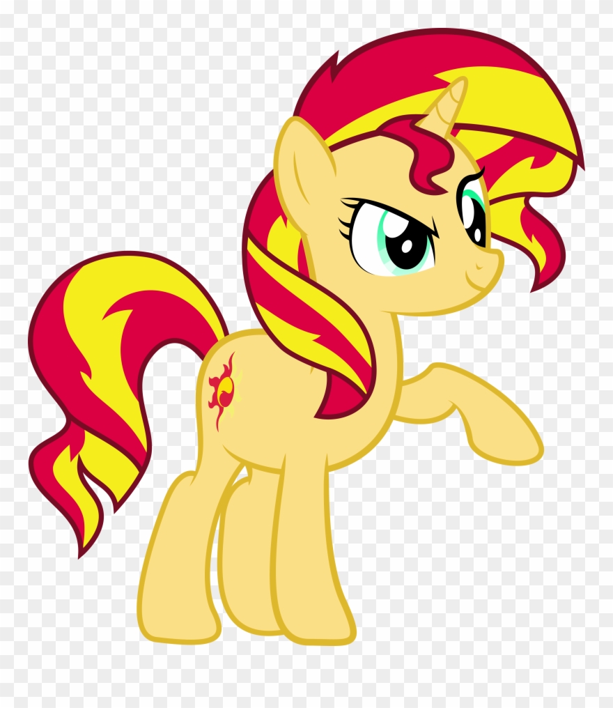 Free Unicorn Cliparts Download - Sunset Shimmer Pony Evil - Png Download
