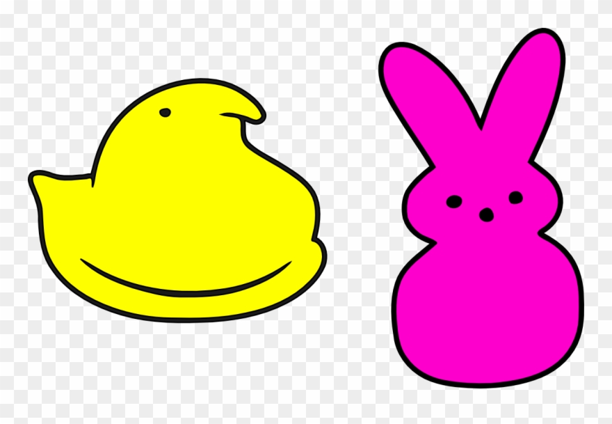 Easter Huge - Easter Peep Clipart Png Transparent Png