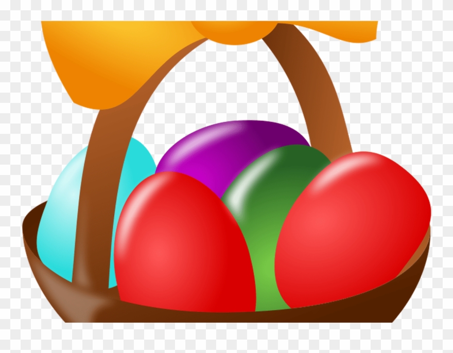 Free Easter Basket, Download Free Clip Art, Free Clip - Easter Egg Basket Clip Art - Png Download