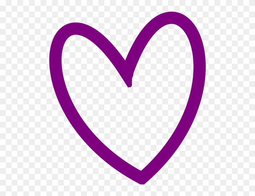 Heart Outline Clip Art Png - Heart Outline Clipart Transparent Png