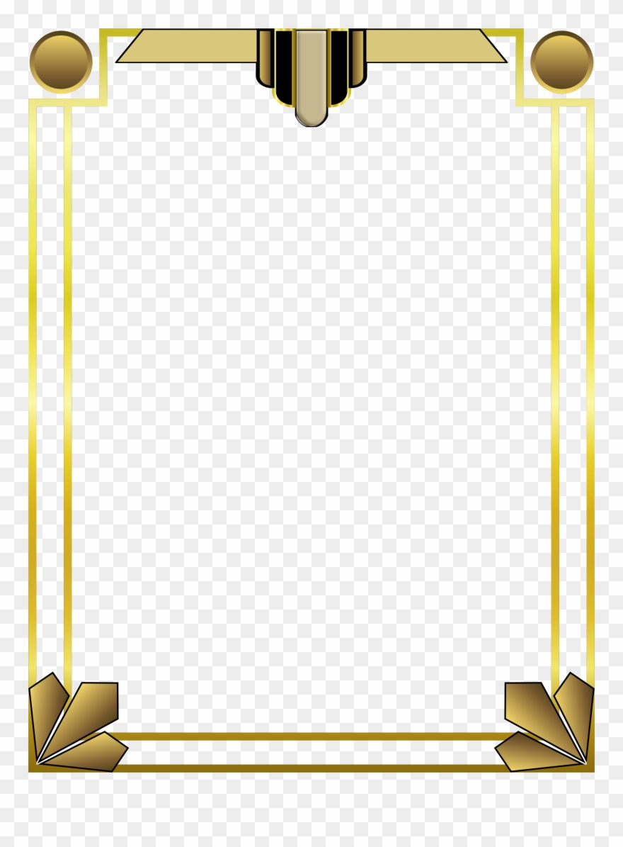 Png Casino Billboard Background Frames - 1920s Border Clipart