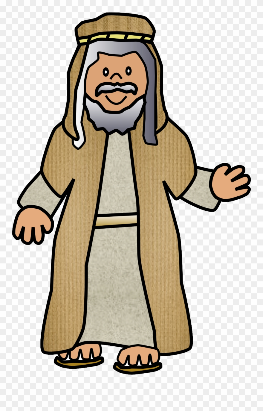 Clip Art Of Bible Characters - Bible People Clipart - Png Download