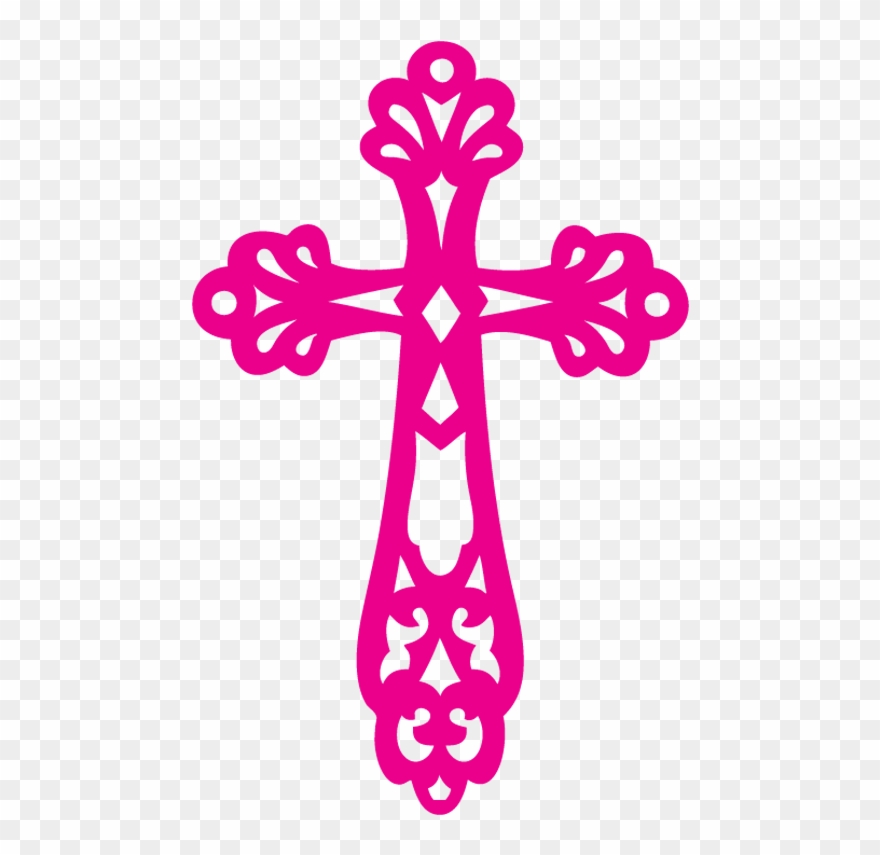Easter Cross Clip Art - Pink Celtic Cross Clipart - Png Download