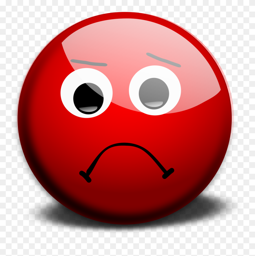 Sad Computer Clip Art - Smiley Emoticon - Png Download