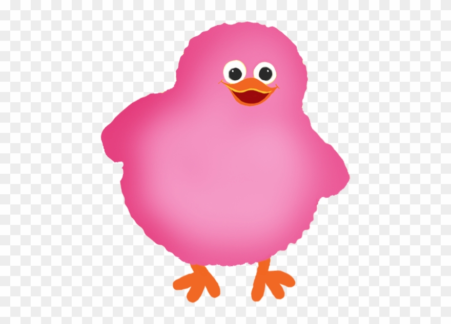 Pink Easter Chick - Pink Chick Clipart - Png Download