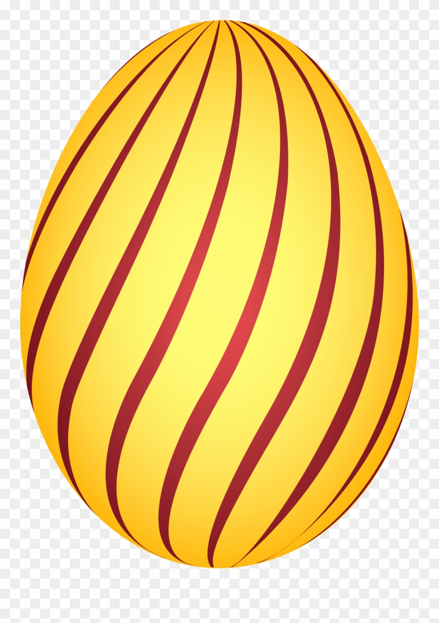 Orange Clipart Easter Eggs - Hd Easter Eggs Png Transparent Png