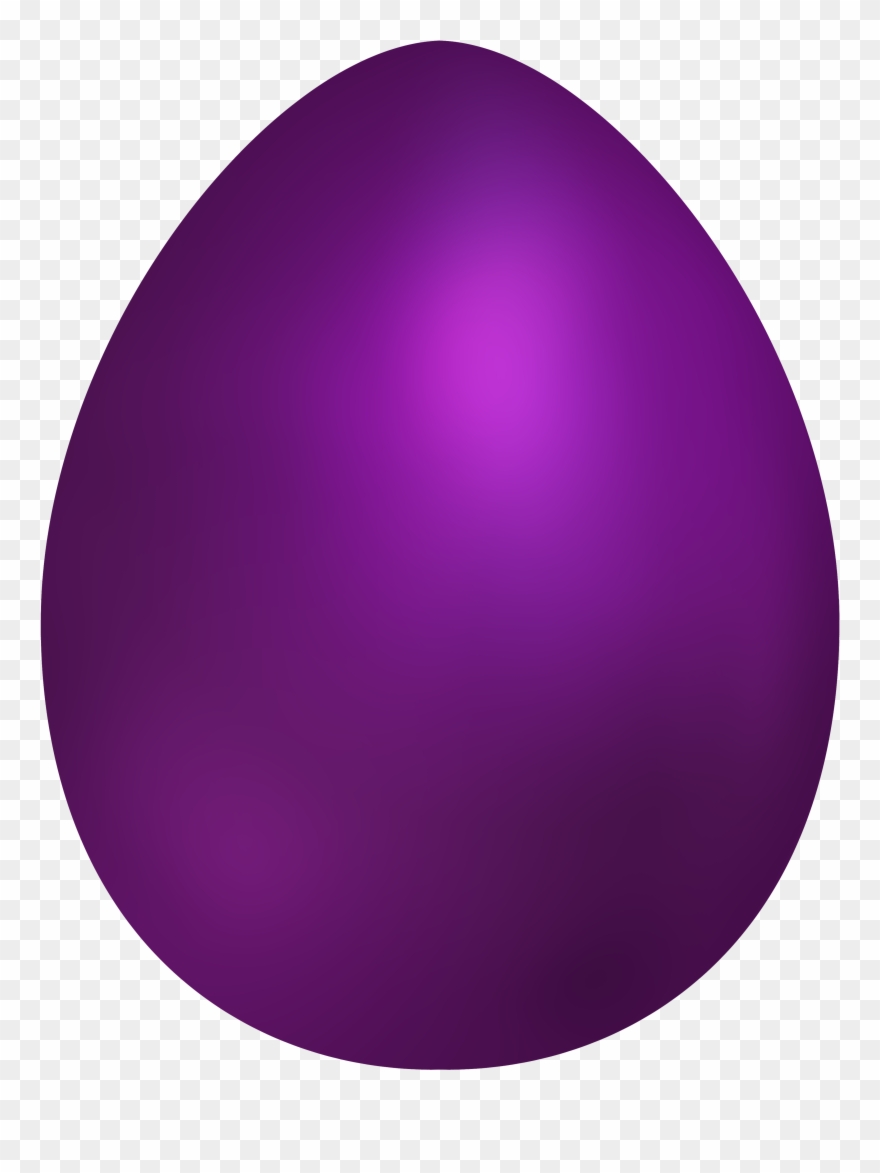 Purple Easter Egg Png Clip Art - Egg Clipart Easter Egg Free Transparent Png