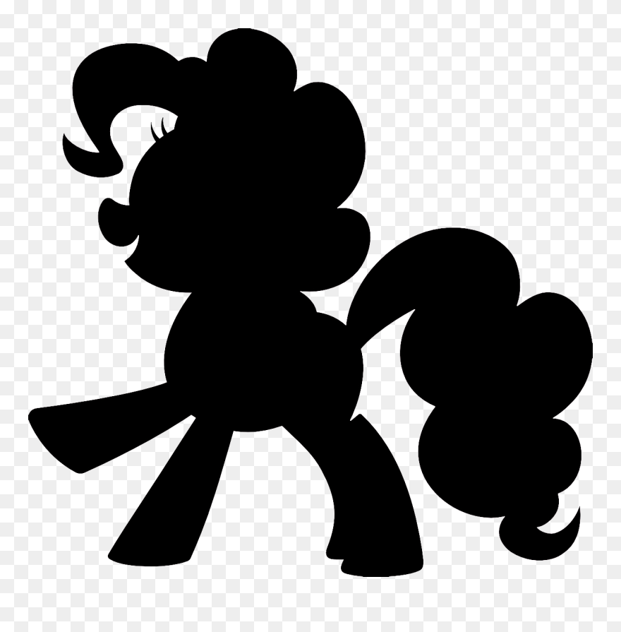 Pony Clipart Silhouette - My Little Pony Silhouette - Png Download